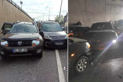 Trabzon'da 25 araç birbirine girdi! 12 yaralı var