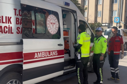 Aksaray'da bisiklet ile elektrikli skuter çarpıştı: 2 yaralı