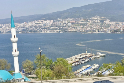 Bursa'da Mudanya sahilinde görülen müsilaj tedirgin etti