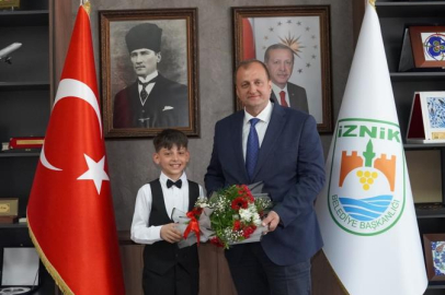 Bursa İznik’te 23 Nisan’ın Başkanı Muhammed oldu