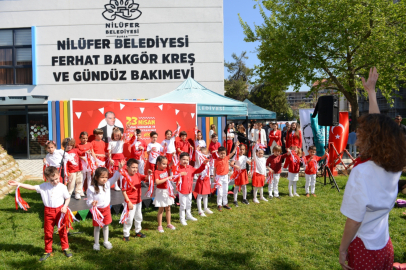 Bursa Nilüfer’in kreşlerinde 23 Nisan coşkusu