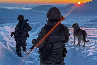 MSB paylaştı: Kahraman askerlerimizin zorlu şartlarda vatan nöbeti