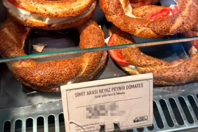 Sabiha Gökçen'deki kafede satılan simitin fiyatını görenler ''Yok artık'' diyor