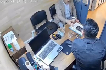 Bursa'da depremde çayını alıp kaçan vatandaş kamerada!