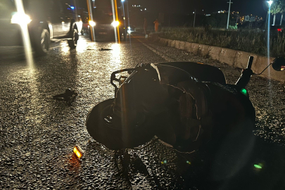 Muğla'da minibüsün çarptığı motosikletli yaralandı