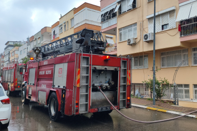 Antalya'da apartmanın kömürlüğündeki yangın korkuttu