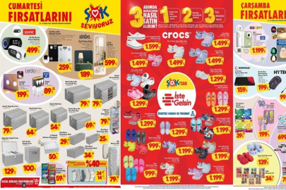 ŞOK 26-29 Nisan aktüel kataloğu: Abajur, ışıklı raf, hurç çeşitleri, baskül ve dolap düzenleyici geliyor