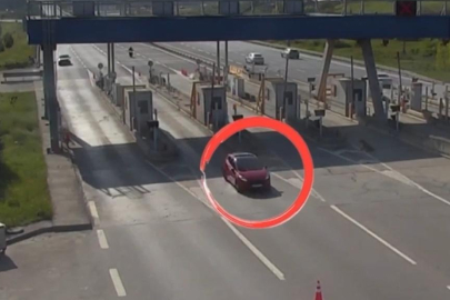 HGS gişelerinden hızlı geçen sürücünün ehliyetine el konuldu