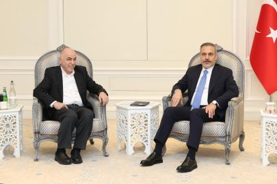 Bakan Fidan, Hamas Şura Meclisi Başkanı Derviş ile görüştü