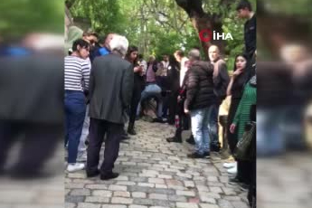 İstanbul Eyüpsultan'da feci kaza: Freni arızalanan motosiklet yayaların arasına daldı