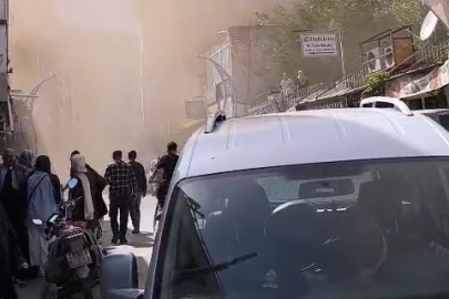 Diyarbakır’da fırının bacasından çıkan yoğun duman paniğe neden oldu