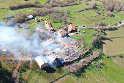 Kastamonu’da patlayan elektrik panosundan çıkan yangın 6 saatte söndürüldü