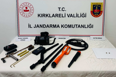 Kırklareli merkezli 3 ilde kaçak kazı operasyonu: 14 gözaltı