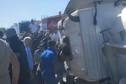 Mardin’de akaryakıt tankeri devrildi: 1 ölü