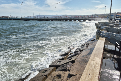 Marmara Denizi'nde şiddetli poyraz