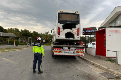 Antalya Alanya’da korsan taşımacılık yapan servis sürücüsüne 46 bin TL ceza