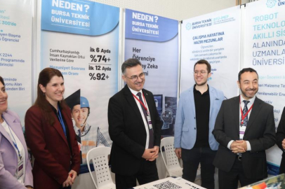 Bursa Teknik Üniversitesi Marmara Kariyer Fuarı'nda ilgi gördü
