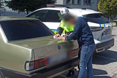 Drift atan sürücüye ceza yağdı