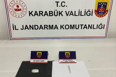 Karabük'te 2 şahıs uyuşturucuyla yakalandı