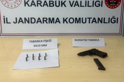 Karabük'te ruhsatsız silah bulunduran şahsa 40 bin TL ceza