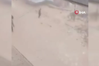 Gazze’yi kum fırtınası vurdu