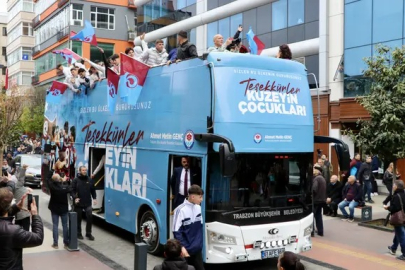 Trabzonspor U19 Takımı'ndan  şehir turu