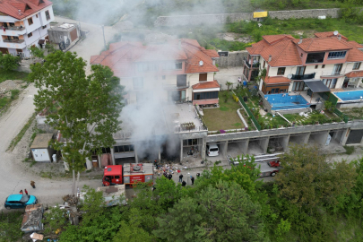 Zonguldak Devrek’te depo yangını