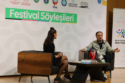 Orhun Ene, Bursa Uluslararası Spor Festivali’nin konuğu oldu