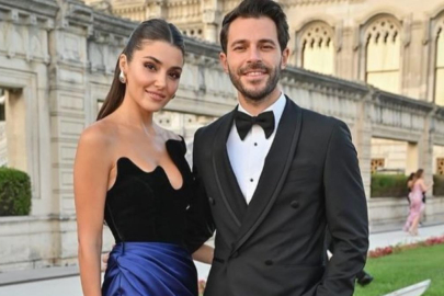 Hakan Sabancı ve Hande Erçel Roma-Paris treninde aşka geldi