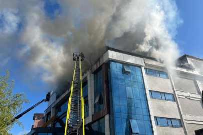 Tekstil atölyesinde yangın