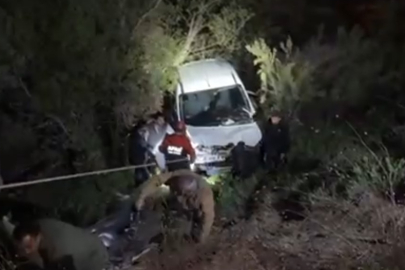 Hakkari’de hafif ticari araç Zap Suyu'na uçtu