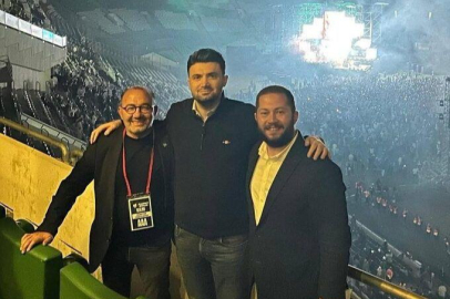 Enes Çelik, Mahmut Orhan’ın Bursaspor konserini locadan izledi