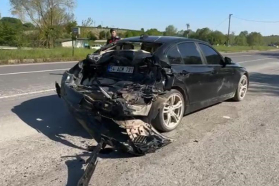 Sakarya'da devrilen tankerde sıkışan sürücü hayatını kaybetti