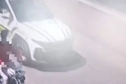 Nevşehir'de maskeyi ağzına değil, plakaya taktı