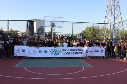 Bursa Uluslararası Spor Festivali’nde ‘sokak basketbolu’ heyecanı
