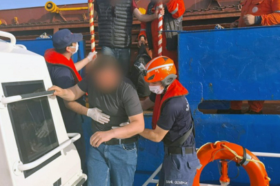 Muğla'da ticari gemide yaralanan vatandaş için tıbbi tahliye