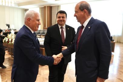 Başkan Bozbey’den KKTC Cumhurbaşkanı Ersin Tatar’a ziyaret