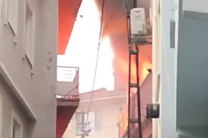 Bursa'da can alan yangın kameraya yansıdı!