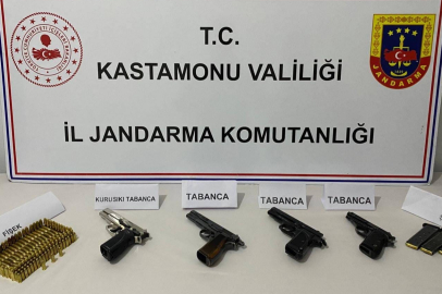 Kastamonu’da kaçak silah operasyonu