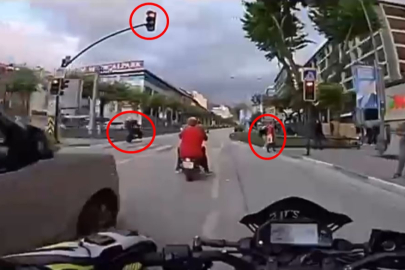 Bursa'da tek teker üzerinde yarışıp, sosyal medyada paylaştılar!