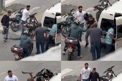 Mersin’de trafikte bıçaklı kavga