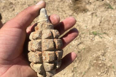 Ankara’da 104 yıllık patlamamış el bombası bulundu