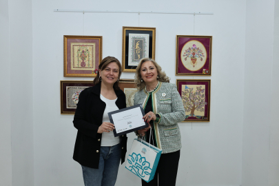 Bursa'da Ebru ve Kaat sergisi