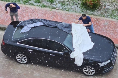 Sinop’ta dolu ve sağanak hayatı olumsuz etkiledi