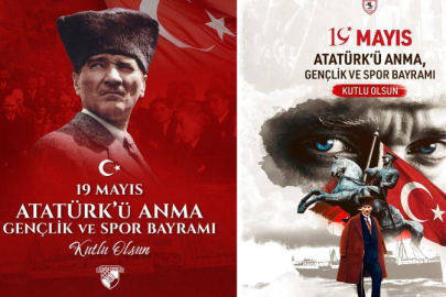 Süper Lig kulüplerinden 19 Mayıs paylaşımları