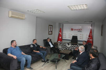 Çıraklık mağdurlarından Saadet Bursa'ya ziyaret