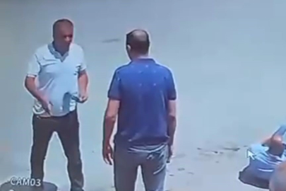 Gaziantep'te taksicinin kardeşi tarafından vurulma anları kamerada