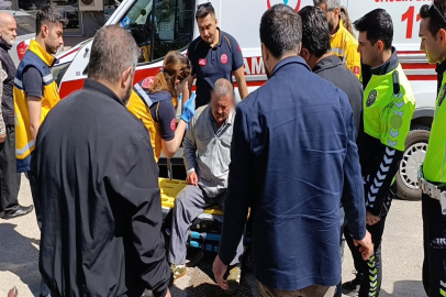 Bursa'da motosiklet sürücüsü muhtarın ölümden döndüğü kaza kamerada