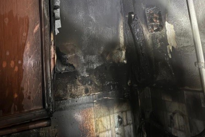 Balıkesir Bandırma’da çıkan yangın kısa sürede söndürüldü