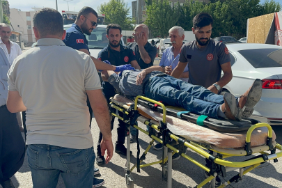 Adıyaman'da motosikletin çarptığı yaya yaralandı
